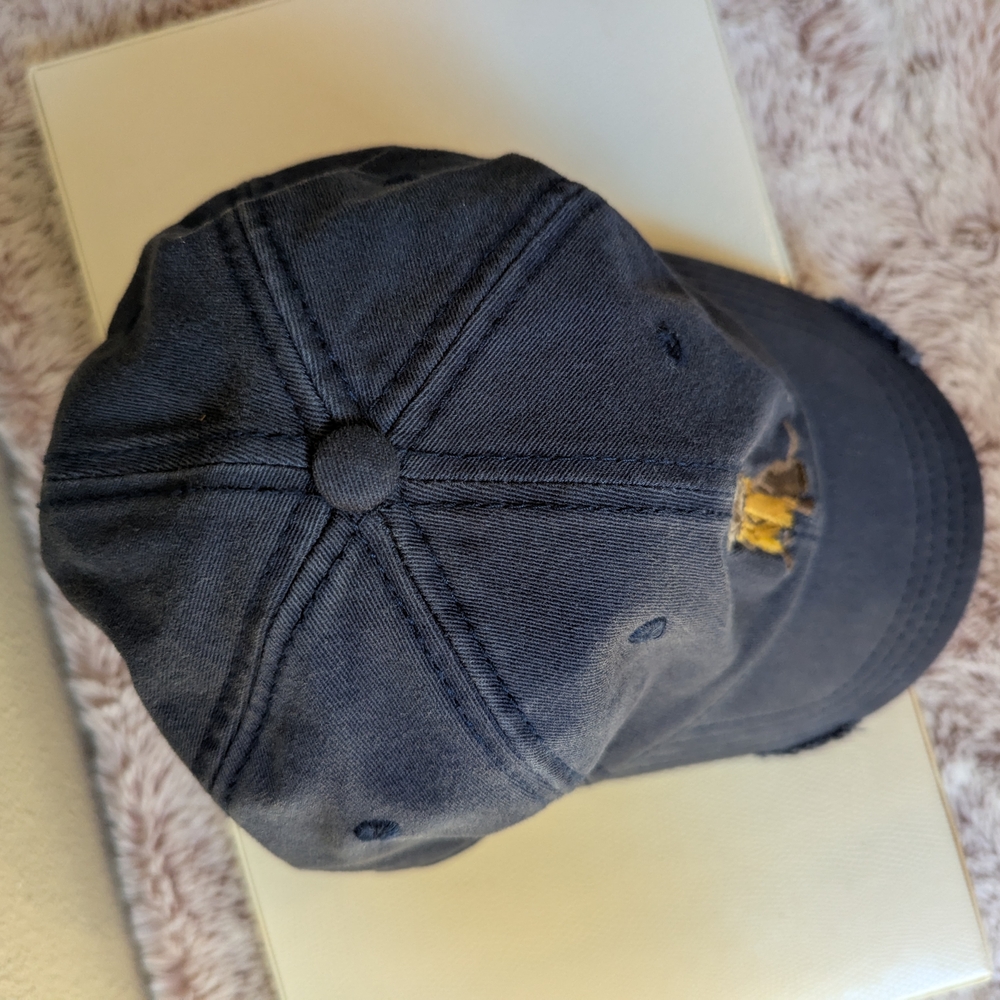 Daniel Cremieux Navy Cap with Dog Embroidery - Picture 4 of 14
